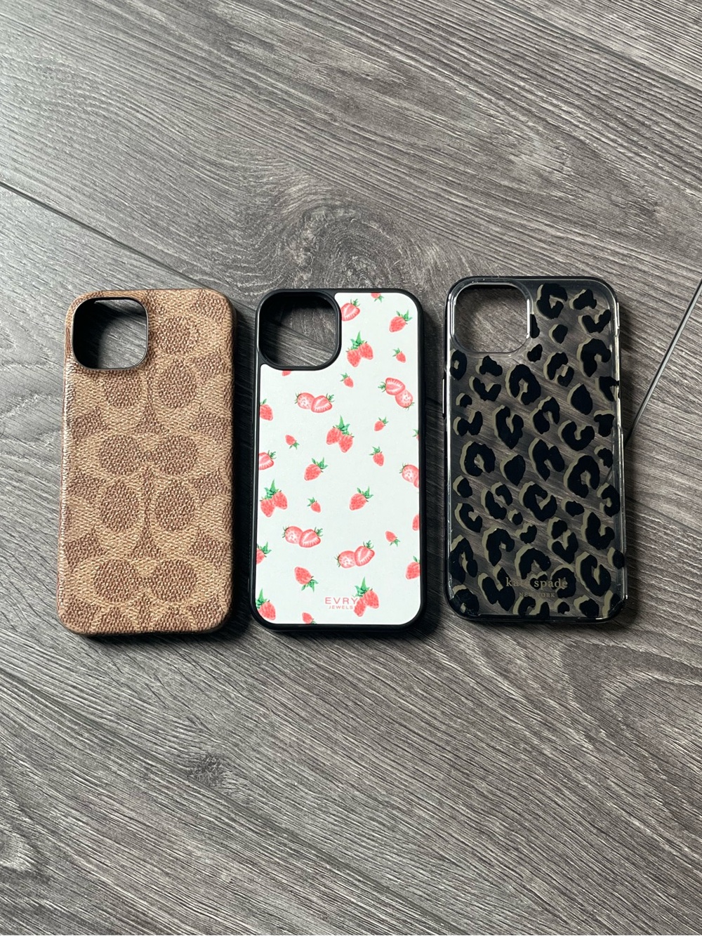 3 iPhone 13 Phone Cases - Coach, Kate Spade, Evry Jewels